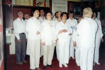 The rehearsal of the Chorus